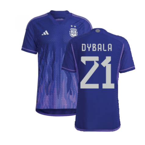 2022-2023 Argentina Authentic Away Shirt (DYBALA 21)