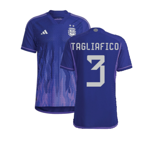 2022-2023 Argentina Authentic Away Shirt (TAGLIAFICO 3)