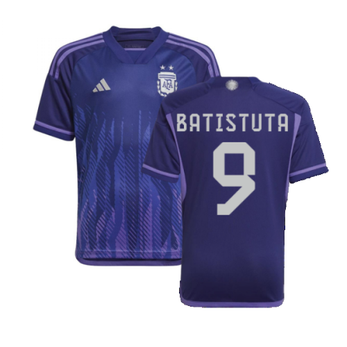 2022-2023 Argentina Away Shirt (Kids) (BATISTUTA 9)