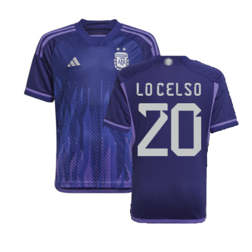 2022-2023 Argentina Away Shirt (Kids) (LO CELSO 20)