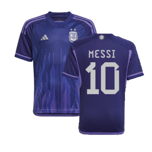 2022-2023 Argentina Away Shirt (Kids) (MESSI 10)