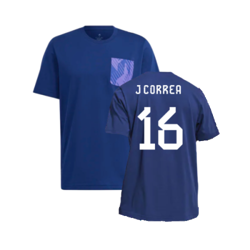 2022-2023 Argentina DNA Graphic Tee (Night Indigo) (J CORREA 16)