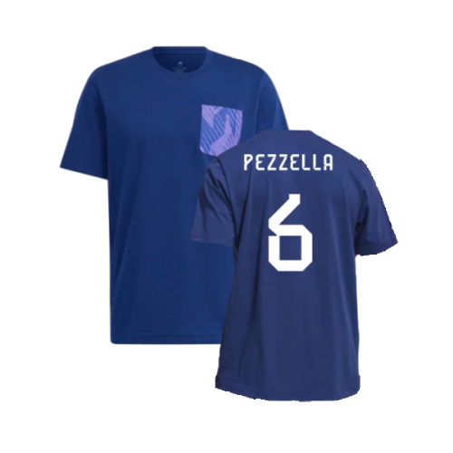 2022-2023 Argentina DNA Graphic Tee (Night Indigo) (PEZZELLA 6)