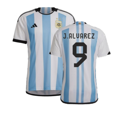 2022-2023 Argentina Home Shirt (J.ALVAREZ 9)