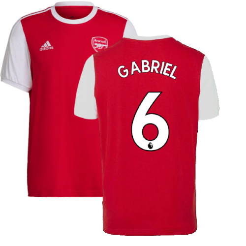 2022-2023 Arsenal DNA 3S Tee (Red) (GABRIEL 6)