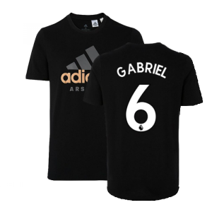 2022-2023 Arsenal DNA Graphic Tee (Black) (GABRIEL 6)