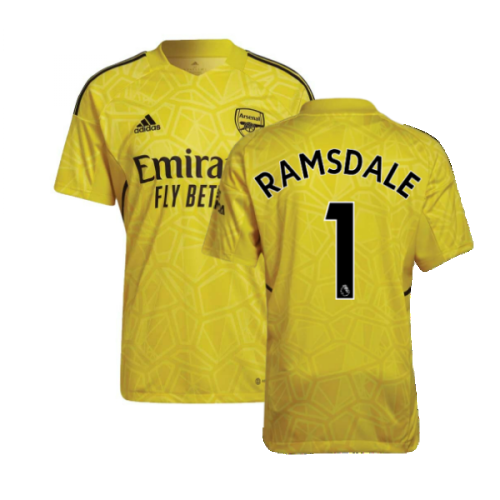 2022-2023 Arsenal Home Goalkeeper Shirt (Yellow) (RAMSDALE 1)