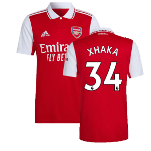 2022-2023 Arsenal Home Shirt (XHAKA 34)