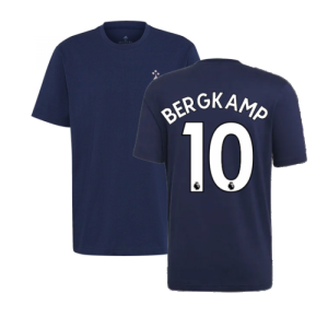 2022-2023 Arsenal LC HC Tee (Navy) (BERGKAMP 10)