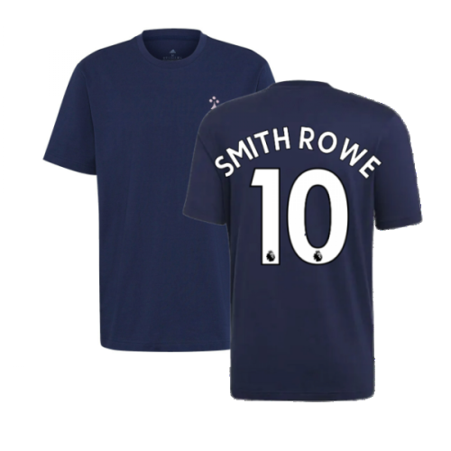 2022-2023 Arsenal LC HC Tee (Navy) (SMITH ROWE 10)