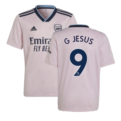 2022-2023 Arsenal Third Shirt (Kids) (G JESUS 9)