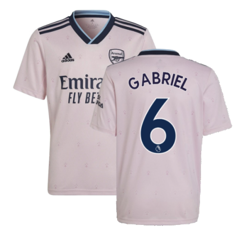 2022-2023 Arsenal Third Shirt (Kids) (GABRIEL 6)