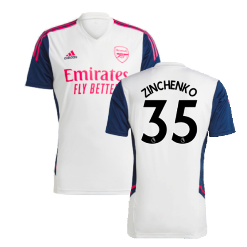 2022-2023 Arsenal Training Jersey (White) (ZINCHENKO 35)