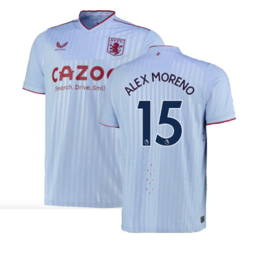 2022-2023 Aston Villa Authentic Pro Away Shirt (Alex Moreno 15)