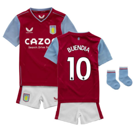 2022-2023 Aston VIlla Home Mini Kit (BUENDIA 10)