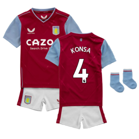 2022-2023 Aston VIlla Home Mini Kit (KONSA 4)