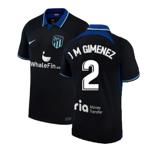 2022-2023 Atletico Madrid Away Shirt (J M GIMENEZ 2)