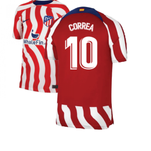 2022-2023 Atletico Madrid Home Shirt (Kids) (CORREA 10)