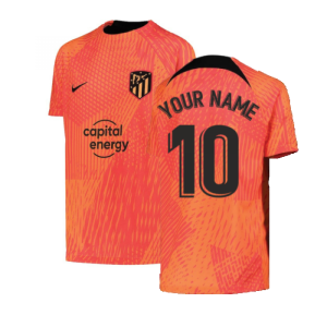 2022-2023 Atletico Madrid Pre-Match Shirt (Laser Crimson) - Kids