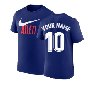 2022-2023 Atletico Madrid Swoosh Tee (Deep Royal)