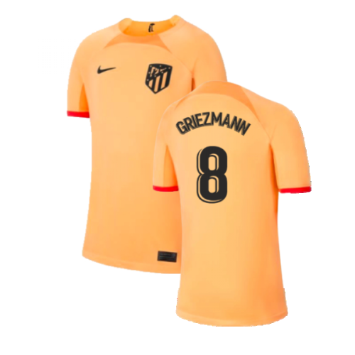 2022-2023 Atletico Madrid Third Shirt (Kids) (GRIEZMANN 8)