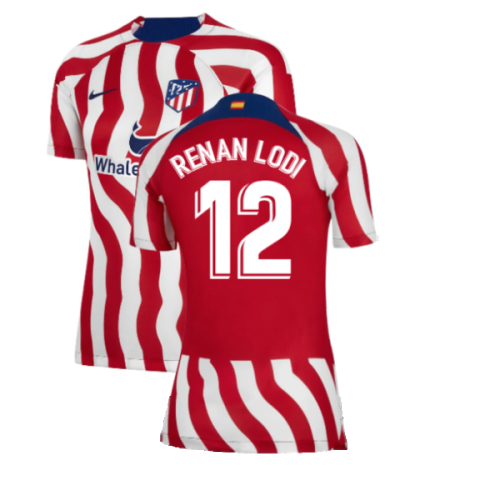 2022-2023 Atletico Madrid Womens Home Shirt (RENAN LODI 12)