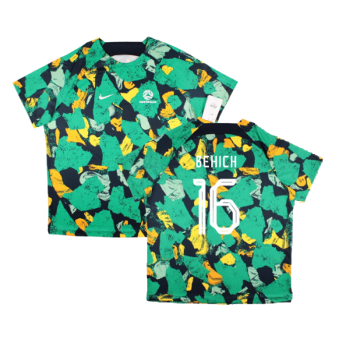 2022-2023 Australia Dri-FIT Pre-Match Football Top - (BEHICH 16)