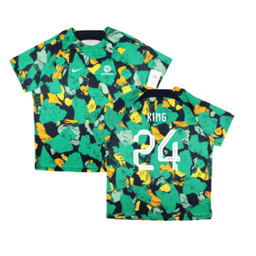 2022-2023 Australia Dri-FIT Pre-Match Football Top - (KING 24)