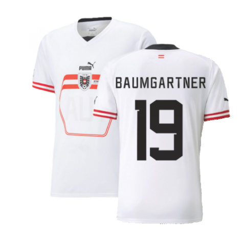 2022-2023 Austria Away Shirt (BAUMGARTNER 19)