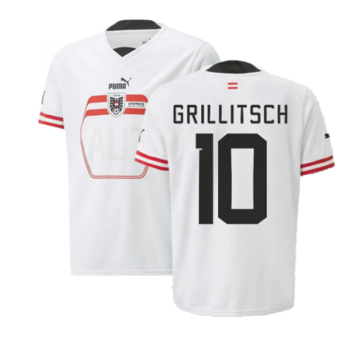 2022-2023 Austria Away Shirt (Kids) (GRILLITSCH 10)