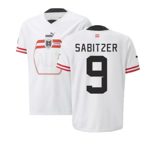 2022-2023 Austria Away Shirt (Kids) (SABITZER 9)