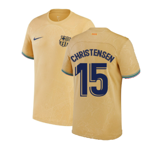 2022-2023 Barcelona Away Shirt (Kids) (CHRISTENSEN 15)