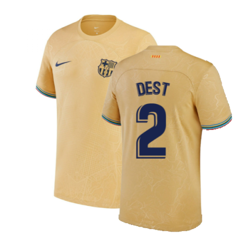 2022-2023 Barcelona Away Shirt (Kids) (DEST 2)