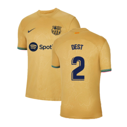 2022-2023 Barcelona Away Shirt (Sponsored) (DEST 2)