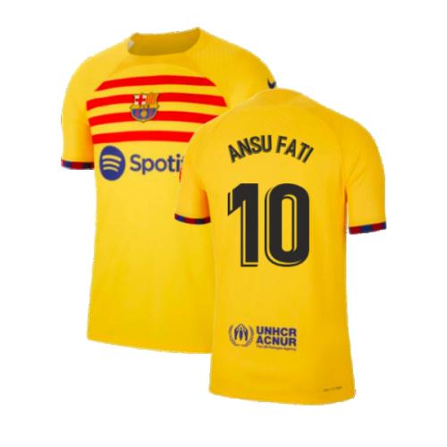 2022-2023 Barcelona Fourth Vapor Shirt (ANSU FATI 10)