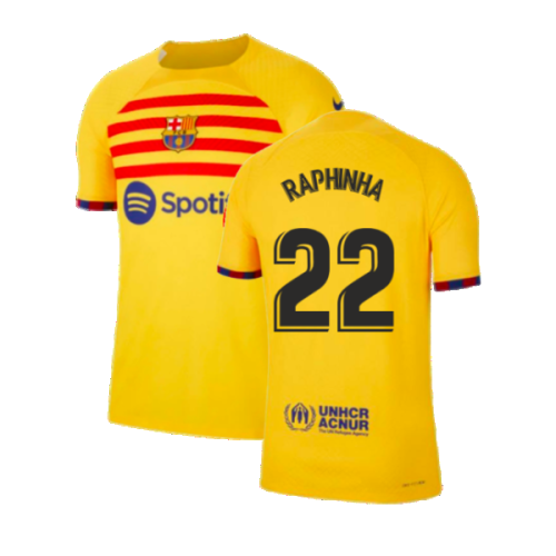 2022-2023 Barcelona Fourth Vapor Shirt (RAPHINHA 22)