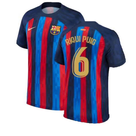 2022-2023 Barcelona Home Shirt (Ladies) (RIQUI PUIG 6)