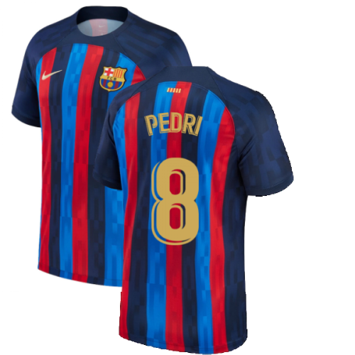 2022-2023 Barcelona Home Shirt (PEDRI 8)