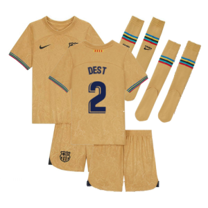 2022-2023 Barcelona Little Boys Away Kit (DEST 2)