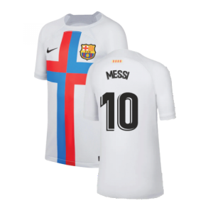 2022-2023 Barcelona Third Shirt (Kids) (MESSI 10)