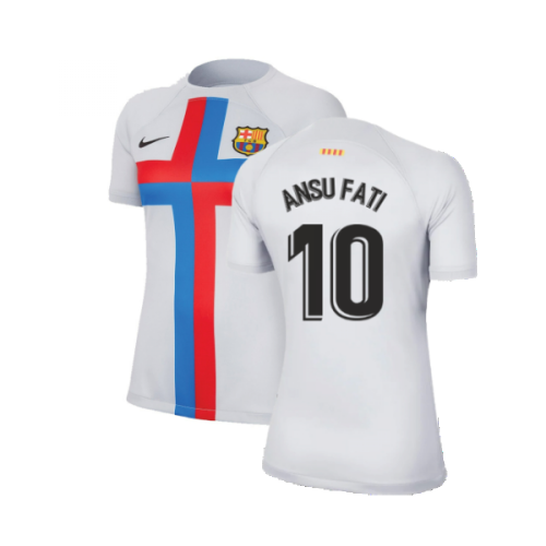 2022-2023 Barcelona Third Shirt (Ladies) (ANSU FATI 10)