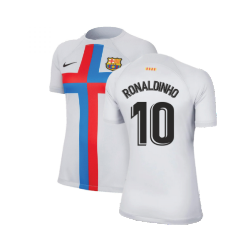 2022-2023 Barcelona Third Shirt (Ladies) (RONALDINHO 10)