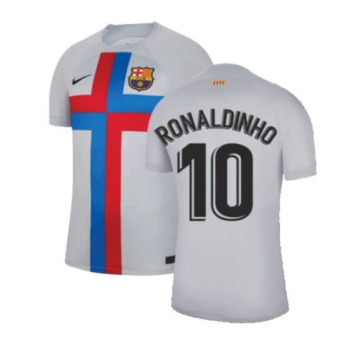 2022-2023 Barcelona Third Shirt (RONALDINHO 10)