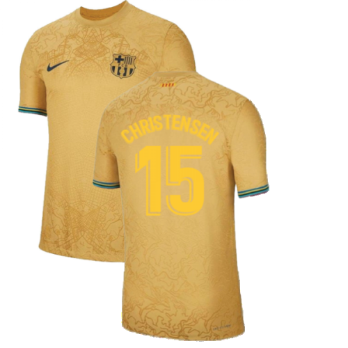 2022-2023 Barcelona Vapor Away Shirt (CHRISTENSEN 15)