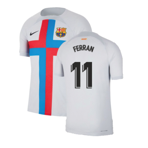 2022-2023 Barcelona Vapor Match Third Shirt (FERRAN 11)