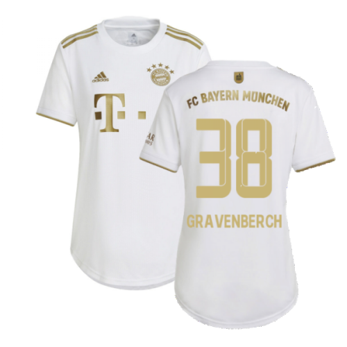 2022-2023 Bayern Munich Away Shirt (Ladies) (GRAVENBERCH 38)