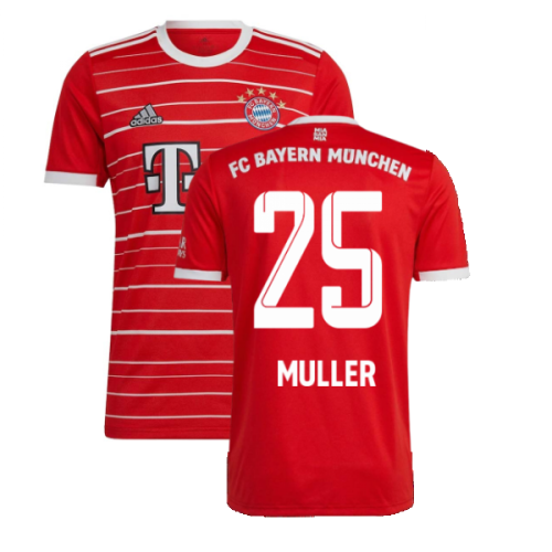 2022-2023 Bayern Munich Home Shirt (Kids) (MULLER 25)