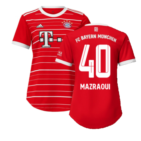 2022-2023 Bayern Munich Home Shirt (Ladies) (MAZRAOUI 40)