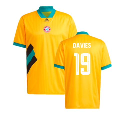 2022-2023 Bayern Munich Icon Jersey (Gold) (DAVIES 19)