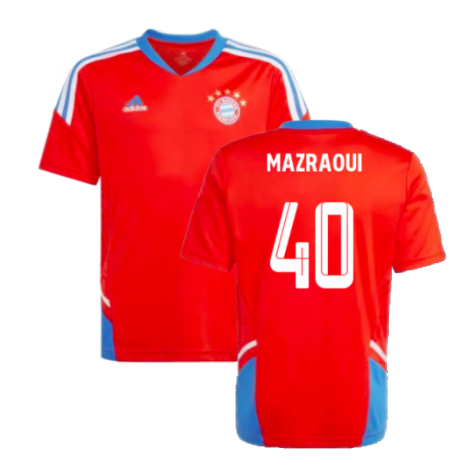 2022-2023 Bayern Munich Pro Training Jersey (Red) (MAZRAOUI 40)